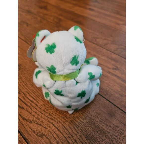 TY Beanie Baby Clover The Bear With Tag - Picture 3 of 5